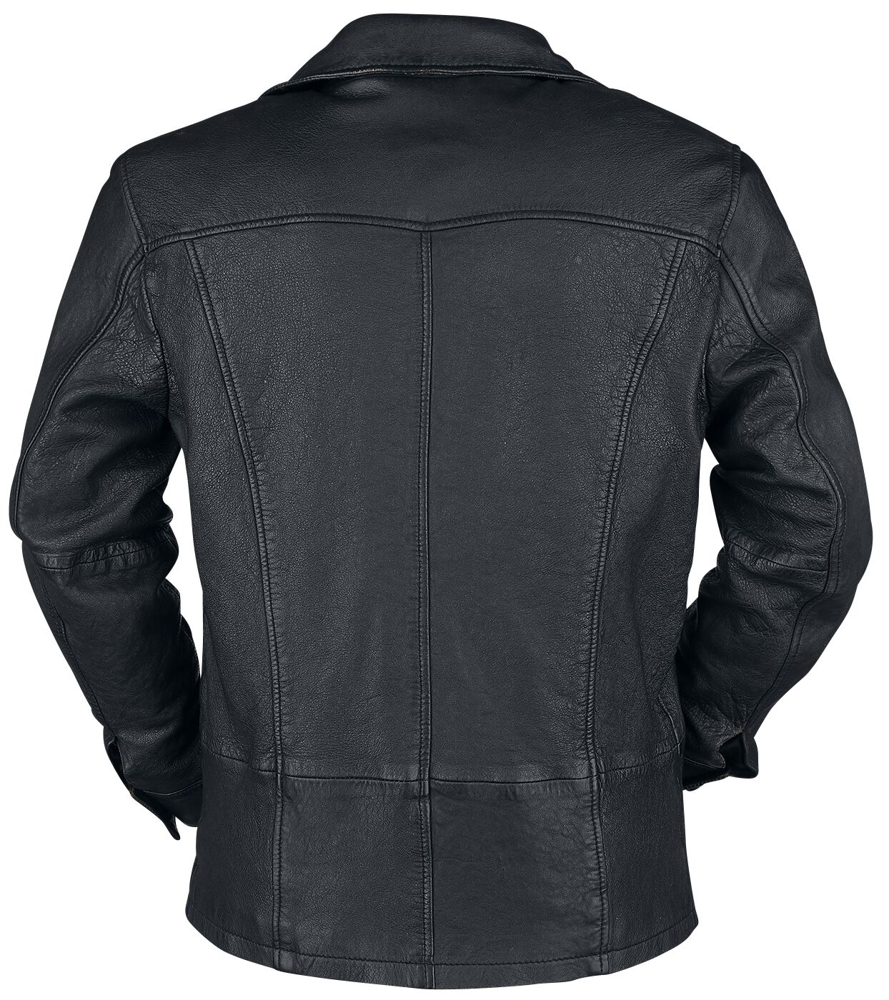 Stylemere Herren Lederjacke – Schwarz, weiches Echtleder